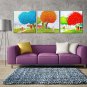 Oil Painting Modern Landscape  Canvas Material with Stretched Frame Ready To Hang Size 70*70*3PCS