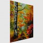 Hand-Painted Modern Street Scape PaintingsOne Panel Canvas Oil Painting