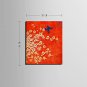 Mini Size E-HOME Oil painting Modern Butterfly Play The Flowers Pure Hand Draw Frameless Decorativ
