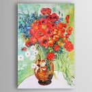 Hand-Painted Floral/Botanical Vertical,New Arrival One Panel Canvas Oil Painting For Home Decorati
