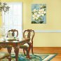 IARTS Hand Painted Modern Abstract Pure & Elegant White Pretty Flower on Canvas Stretched Frame Ha