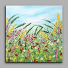 Hand-Painted Floral/Botanical Modern One Panel Canvas Oil Painting For Home Decoration