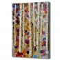 Hand Painted Oil Painting Botanical White Birch with Stretched Frame