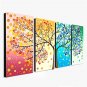 Handpainted Oil Painting Four seasons lucky Tree Landscape Stretched Frame Ready To Hang