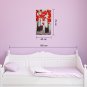 IARTS Hand Painted Modern Abstract Swaying Pretty Flowers in the Vase on Canvas Stretched Frame Ha
