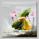 Hand Painted Flower Oil Painting On Canvas Modern Art Wall Picture For Home Decoration Ready To Ha
