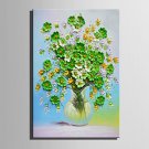 Mini Size E-HOME Oil painting Modern Vases And Flowers Pure Hand Draw Frameless Decorative Paintin