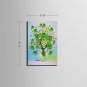 Mini Size E-HOME Oil painting Modern Vases And Flowers Pure Hand Draw Frameless Decorative Paintin