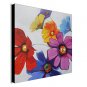 Oil Painting Flowers by Knife Hand Painted Canvas with Stretched Framed Ready to Hang