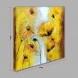Hand-Painted Modern The Flowers One Panel Canvas Oil Painting For Home Decoration Ready To Hang