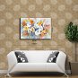Hand-Painted Botanical Flowers Art Retro Classic & Timeless One Panel Canvas Oil Painting For Home