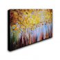 Hand-Painted Maple Trees Country Art Deco One Panel Canvas Oil Painting For Home Decoration