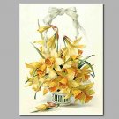 The Golden Orchid 100% Hand Painted Contemporary Oil Paintings Modern Artwork Wall Art for Room De