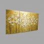 Hand Painted Modern Abstract Art Flower Oil Paintings On Canvas With Stretched Frame Ready To Hang