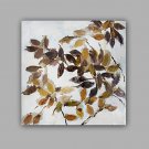 Hand-Painted Abstract / Floral/Botanical 100% Hang-Painted Oil Painting,Modern / Classic One Panel