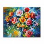 Hand-Painted Floral/Botanical Horizontal Panoramic,Modern/Contemporary One Panel Canvas Oil Painti