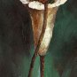 Mini Size E-HOME Oil painting Modern Calla Lily In Bloom Pure Hand Draw Frameless Decorative Paint
