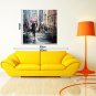 Hand-Painted Floral/Botanical Vertical,Rustic Modern/Contemporary One Panel Canvas Oil Painting Fo