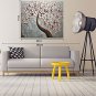 Hand-Painted Floral/Botanical Horizontal Panoramic,Modern/Contemporary One Panel Canvas Oil Painti