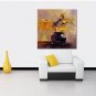 Ready to Hang Handpainted Flowers Oil Painting On Canvas Wall Art For Decor