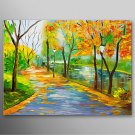 Hand-Painted Floral/Botanical One Panel Canvas Oil Painting For Home Decoration