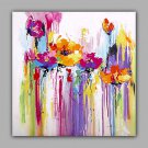 Abstract Floral Buds Oil Painting Design Manfactured by Chinese Artist