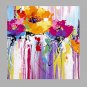 Abstract Floral Buds Oil Painting Design Manfactured by Chinese Artist