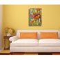 IARTSAbstract Flower Grass Beautiful Botanical Painting