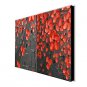 Red cherry tree Handpainted Abstract Oil Painting Home Christmas Decor with Stretched Frame Ready
