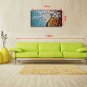 Palette Knife Art Oil Painting Hand Painted Wall Decor Picture White Cherry Blossom Stretched Fram