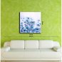 Hand-Painted Flowers Modern Art One Panel Canvas Oil Painting for Home Decoration