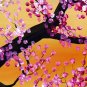 Hand-Painted Floral/Botanical Horizontal Panoramic,Classic Traditional Three Panels Canvas Oil Pai