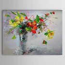 Hand-Painted Floral/Botanical Horizontal One Panel Canvas Oil Painting For Home Decoration