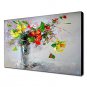 Hand-Painted Floral/Botanical Horizontal One Panel Canvas Oil Painting For Home Decoration
