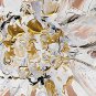 Hand-Painted Abstract / Floral/Botanical One Panel Canvas Oil Painting For Home Decoration