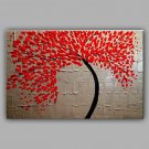Knife Tree Painting By Handmade