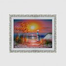 Hand-Painted Landscape / Floral/Botanical European Style Oil Painting,Canvas One Panel