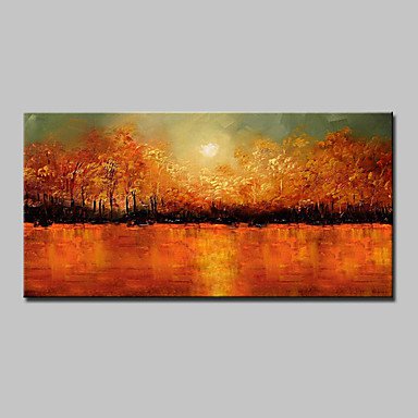 Lager Handmade Colorful Tree Landscape Oil Painting On Canvas Wall Paintings For Living Room Home