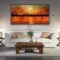 Lager Handmade Colorful Tree Landscape Oil Painting On Canvas Wall Paintings For Living Room Home