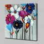 Hand Painted Flowers Oil Paintings On Canvas Modern Wall Art Picture With Stretched Frame Ready To