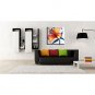 Single Modern Abstract Pure Hand Draw Frameless Decorative Painting Blooming Flowers