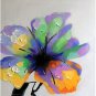 Single Modern Abstract Pure Hand Draw Frameless Decorative Painting Blooming Flowers