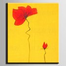 Oil Painting Decoration Flowers Hand Painted Canvas with Stretched Framed M/L/XL