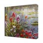 Oil Painting Lotus Flower Hand Painted Canvas with Stretched Framed