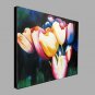 Oil Painting Flower Wall Art For LivingRoom Decor Hand Painted Canvas with Stretched Framed