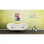 Single Modern Abstract Pure Hand Draw Frameless Decorative Painting Blooming Flowers