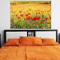 Oil Paintings Floral Style Canvas Material With Wooden Stretcher Ready To Hang Size 60*90 CM .