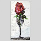 Oil Paintings Floral Style Canvas Material With Wooden Stretcher Ready To Hang Size60*90CM and 50*