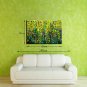Hand Painted Modern Abstract Flowers Oil Painting On Canvas Wall Art Picture With Stretched Frame