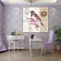 Oil Paintings Floral Style Canvas Material With Wooden Stretcher Ready To Hang Size70*70CM .